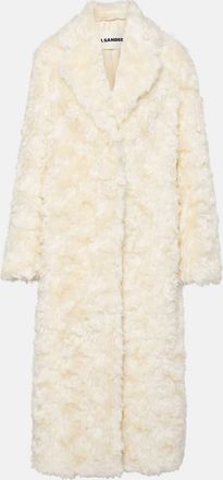 Jil Sander Faux fur coat