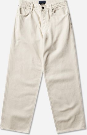 Stone Island Men s Light Bull Denim-TC Loose Fit Jeans Ivory