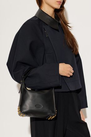 Tod's Leather Mini Bag, Womens, Black