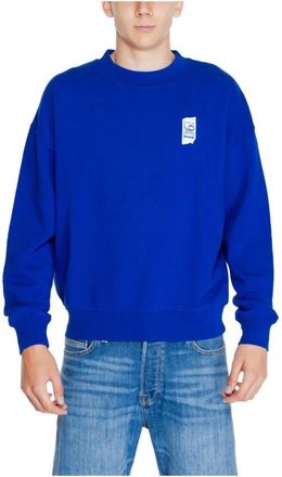 Replay Cotton Fleece M6993 Sweatshirt - Heren - Sweatshirts - Blauw - XS - Katoen - Hoodies & sweatvesten