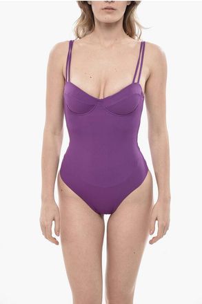 Matine&eacute; Nylon One-Piece Swimsuit with Balcony Top size S