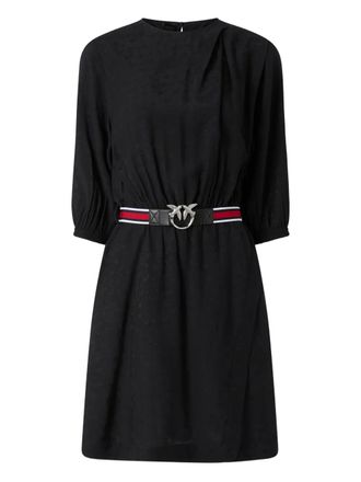 Pinko Surimi belted mini dress - women - Viscose - 38 - Black