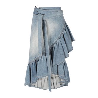 Alaia Mujer, Faldas, Azul, Talla: S