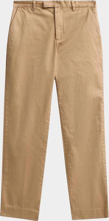 Vince Men & apos;s Brushed Twill Straight Leg Flat-Front Pants