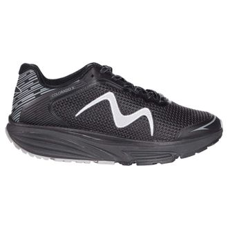 Mbt Colorado X Synthetic Leather Womens Running Trainers - Black - Size:UK 4.5