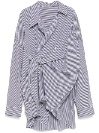 JNBY Gesmockte oversized blouse - Zwart