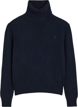 Ami Ami De Coeur sweater - men - Cashmere/Wool - M - Blue