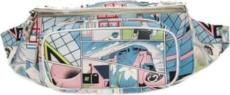 Prada Pre-owned Belt Bags, female, Blue, Size: ONE SIZE Pre-owned Leather prada-bags