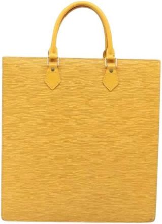 Louis Vuitton Pre-owned Vintage Schoudertas - Dames - Vintage Schoudertas - Geel - ONE Size - Leer - Vintage