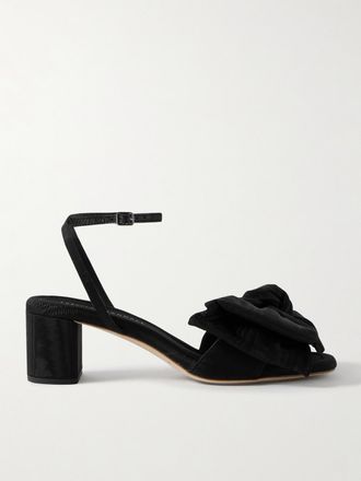 Loeffler Randall Sandali In Moir&eacute; Con Fiocco Carmen - Nero