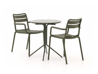 Forza Furniture Forza Vico/Aziano &oslash;60cm dining tuinset 3-delig stapelbaar