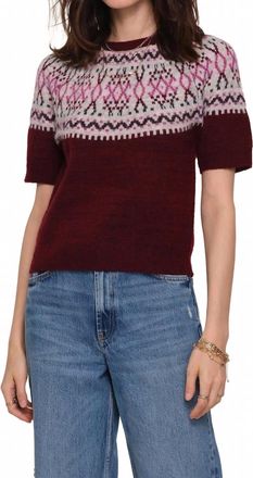 Heartloom Ellery Sweater In Merlot