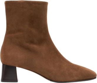 Parall&egrave;le Batan Enkellaars - Dames - Laarzen met Hak - Bruin - 37 EU - Leer - Schoenen