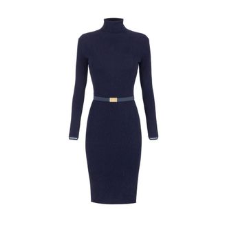 Elisabetta Franchi Mujer, Vestidos, Azul, Talla: S