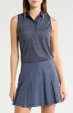 Greyson G-Thing Scarlett Sleeveless Polo in Maltese Blue at Nordstrom, Size X-Small