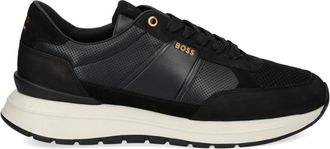 BOSS Jace Runn leather sneakers - men - Leather/Other Materials/Calf Leather/Fabric - 44 - Black