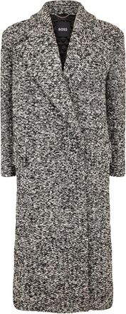 HUGO BOSS Womens Cadensi Overcoat in Miscellaneous - Multicolour - Size 10 UK