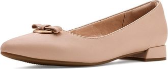 Clarks Natalyn Trim Womens Shoes Light Pink Leather : 7.5 B - Medium