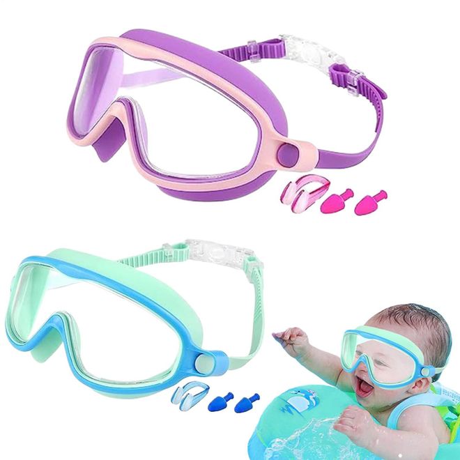 Wasserknirpse Schwimmbrille Für Kinder Ab 3 Jahren - Anti-Beschlag Mit Silikondichtung