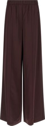 Tory Burch Shiny Pantaloni Bordeaux-Donna