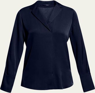 Kobi Halperin Rebekah Long-Sleeve Silk Blouse