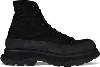 Alexander McQueen Tread Slick High Top Sneakers - Heren - Sneakers - Zwart - 45 EU - Schoenen