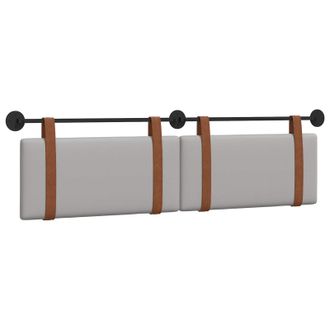 vidaXL Cabecero Colgante Gris Nube Pu Antiguo Vidaxl