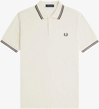 Fred Perry Polo Shirts - Heren - Polos - Beige - L - Katoen - Tops