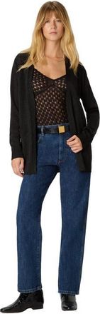 Missoni Cardigan With Belt In Lam&eacute; in Black at Nordstrom, Size 40 It
