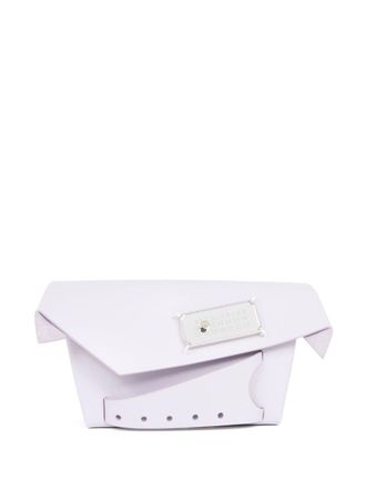 Maison Margiela medium Snatched Classique clutch bag - Purple