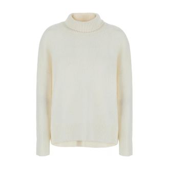 Lisa Yang Heidi Sweater - Dames - Cashmere truien - Wit - XS - Kasjmier - Truien & Vesten