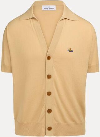 Vivienne Westwood Polo Cardigan Mako Cotton Sand XL Men