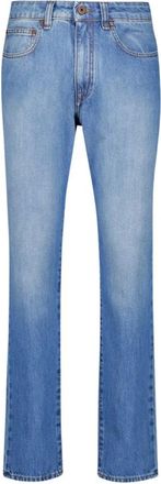 Boglioli Blauwe Denim Jeans Klassiek 5-Pocket - Heren - Slim Fit Jeans - Blauw - W38 - Denim - Jeans