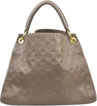 Louis Vuitton Pre-owned Vintage Monogram Empreinte Schoudertas - Dames - Vintage Handtas - Bruin - ONE Size - Vintage