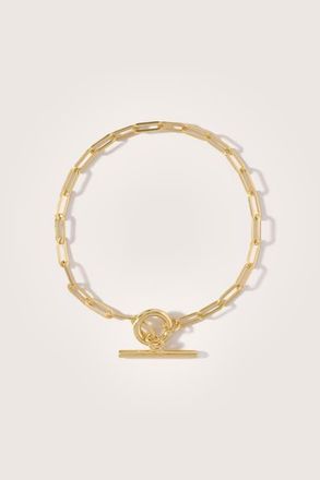 Otiumberg 14kt Gold Love Link Bracelet in Yellow Toned Gold at Nordstrom