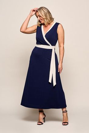 Mart Visser Reggy Jurk Navy Maxi