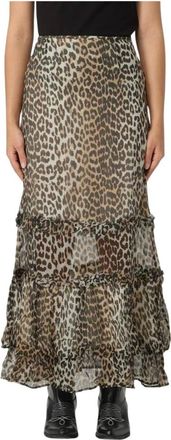 Ganni Donna, Gonne, Multicolore, L, new