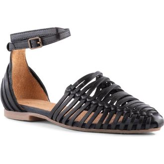 Seychelles Trinket Ankle Strap Flat in Black at Nordstrom Rack, Size 6.5