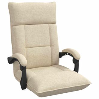vidaXL Sill&oacute;n Ajustable Crema Tela Vidaxl