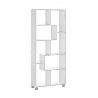 Oresteluchetta Librer&iacute;a acabado alerce blanco 161x68,5x25 cm