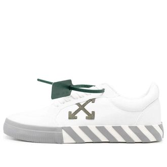 Off-white Vulc Low Canvas Sneaker White Grey Orange OMIA085F22FAB0010156