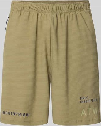 Halo Shorts mit elastischem Bund Modell HALO AIR in Oliv, Gr&ouml;&szlig;e XXL