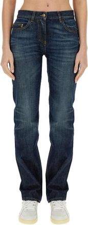 Palm Angels Straight Leg Jeans-Donna