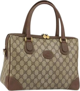 Gucci Pre-owned Handbags, female, Beige, Size: ONE SIZE Pre-owned Plastic Handbag