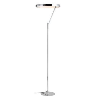 Jonathan Y Designs Owen 66.7 Integrated LED Metal Floor Lamp in Chrome at Nordstrom