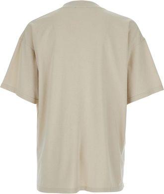 Represent Mens T-Shirt Thoroughbred Beige Cotton T-Shirts And Polos