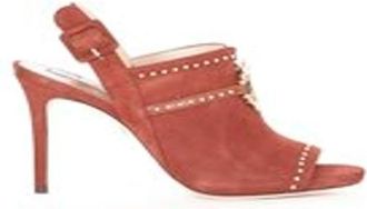 Roberto Cavalli RC Logo Studded Slingback Sandals, Brand Size 36 ( US Size 6 )