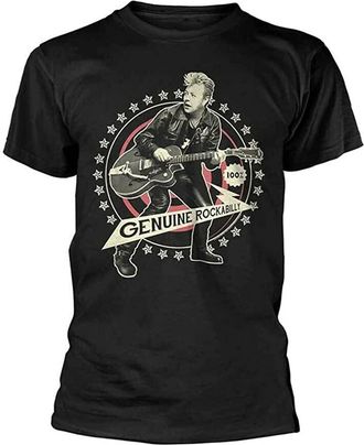 Mohai Mens Brian Setzer Genuine Rockabilly T Shirt Black 3XL