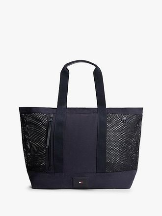 Tommy Hilfiger Mesh Panel Beach Tote Bag