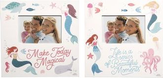 Beachcombers Mermaid Wood Picture Frame in White at Nordstrom, Size Medium